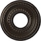 Ekena Millwork Cole PVC Medallion (Canopies up to 4 1/4"), 10"OD x 3 1/2"ID x 3/4"P, Universal Metallic Rustic Mist CMP10COERU - alternate 1
